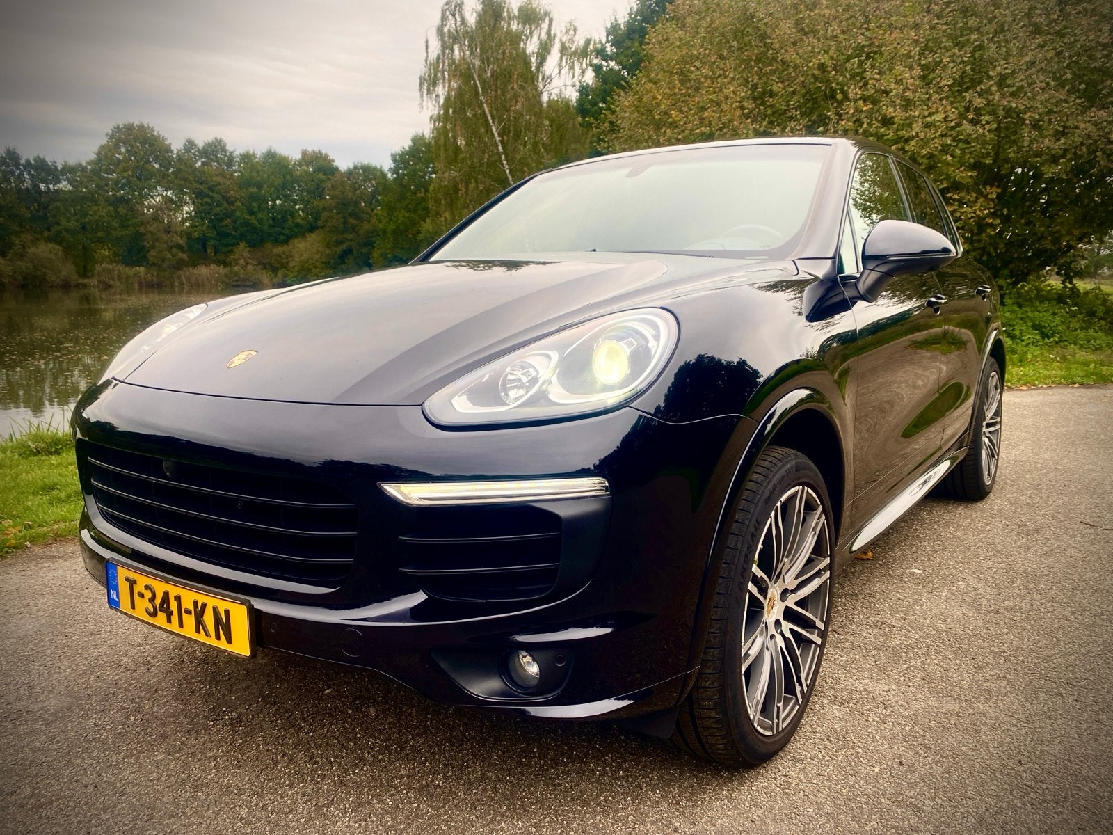 Porsche Cayenne 3.0 V6 416pk E-hybrid S Sport Edition, Auto's, Automaat, Cayenne, Zwart, 2995 cc