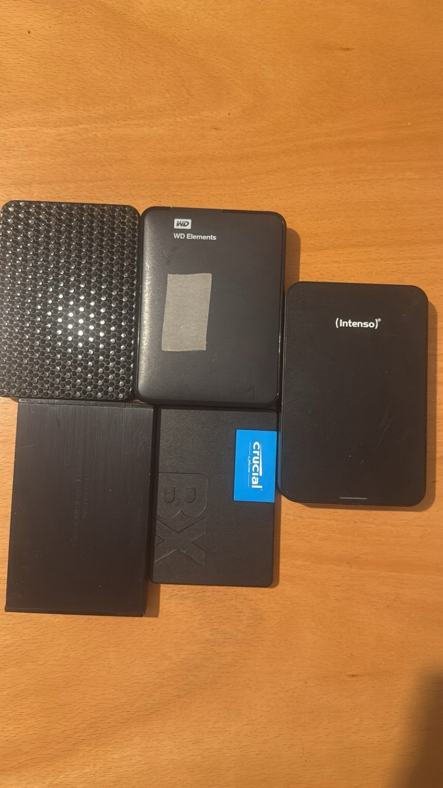 Partij harde schijven 6,7 TB (3x 2TB, 1x 512GB, 1x 240GB SSD, Computers en Software, Harde schijven, Ophalen of Verzenden, Zo goed als nieuw
