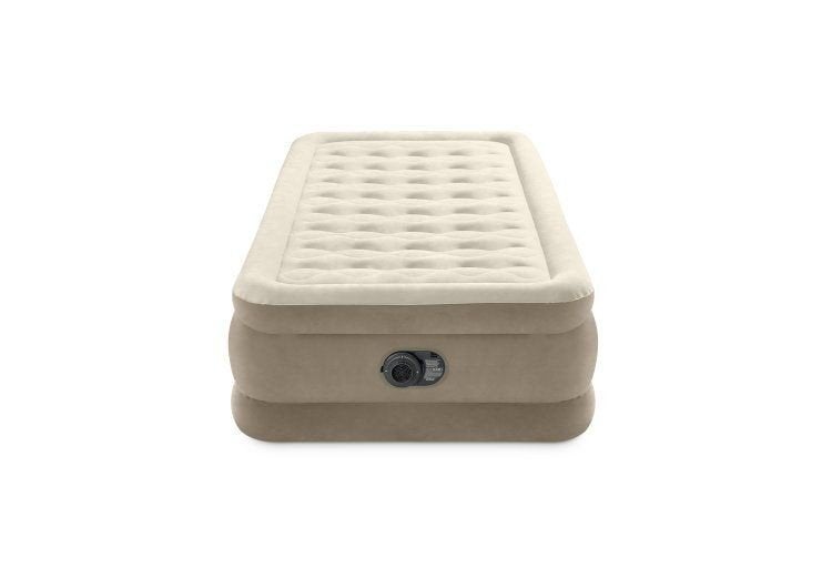 NIEUW Intex Comfort Plush Luchtbed 1-persoons met ingebouwde, Caravans en Kamperen, Ophalen of Verzenden, Ingebouwde pomp, Nieuw