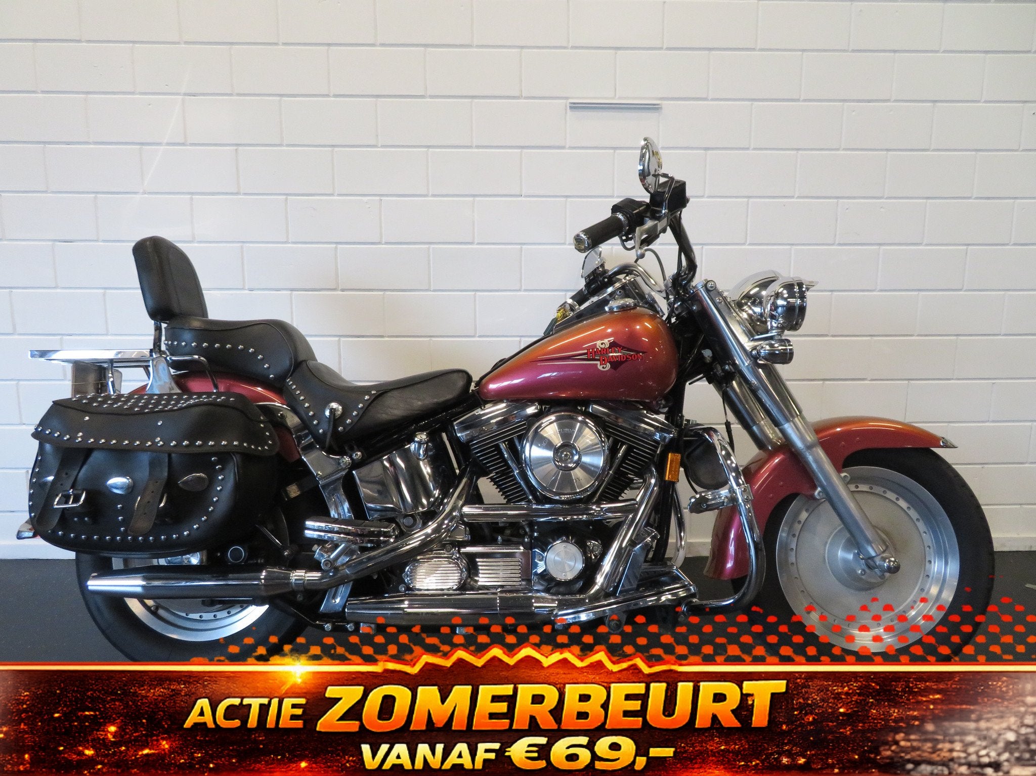 Harley-Davidson FLSTF FAT BOY 1340 EIGENBOUW (bj 1994), Motoren, 1340 cc, Chopper, Bedrijf