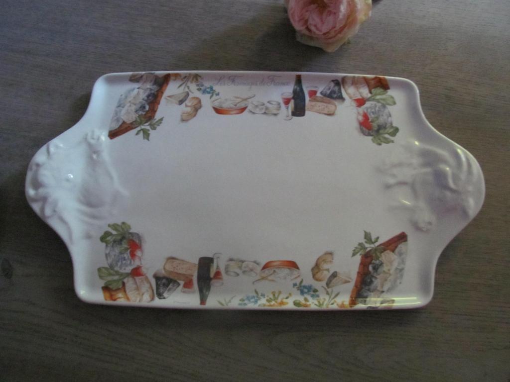 Revol France L. Hirondelle Grote Serveer Schaal Porcelaine, Ophalen of Verzenden, Overige stijlen, Aardewerk, Schaal of Schalen