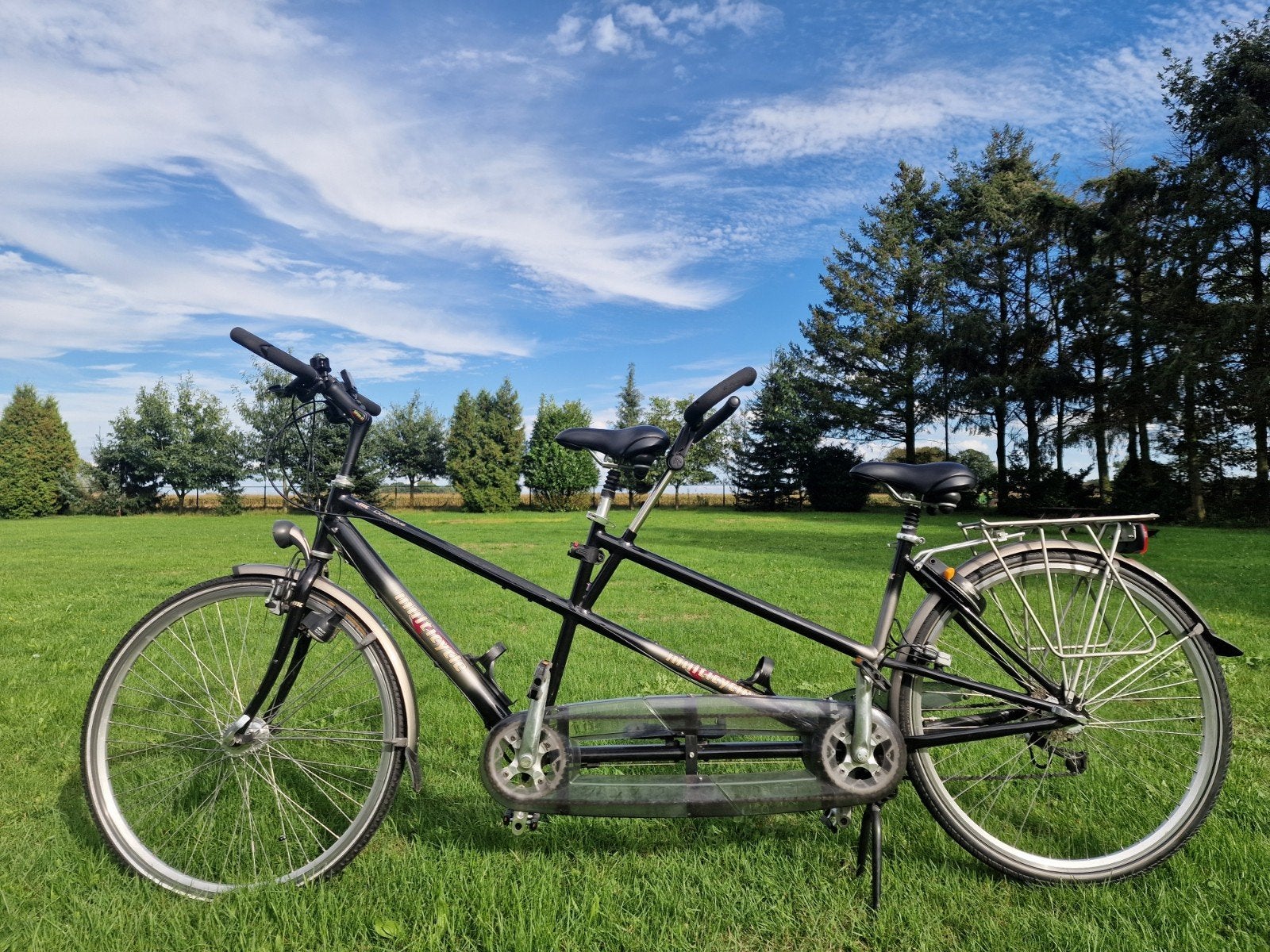 Multicycle Tandem Fiets - Perfect voor Duoritten, Fietsen en Brommers, Gebruikt, Vering, Velgrem, Multicycle