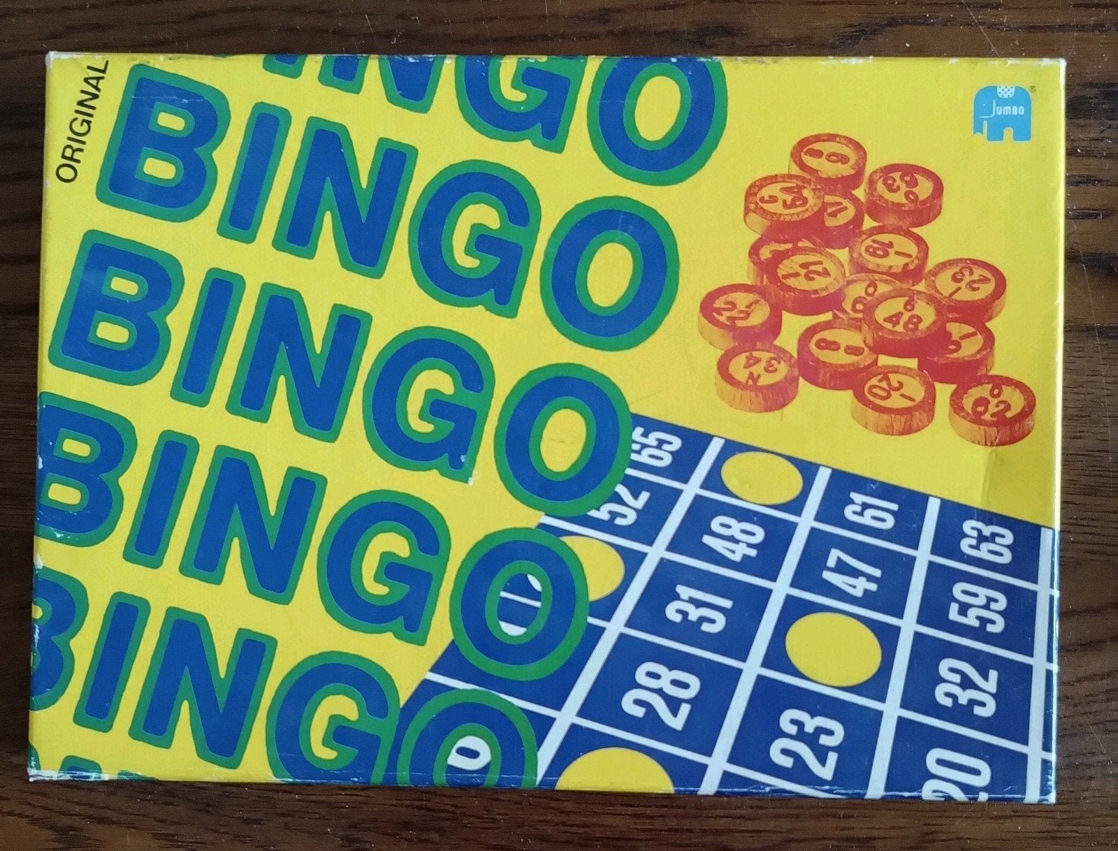 Vintage Bingo Spel Jaren '70 - Compleet & Prima Staat, Vijf spelers of meer, Ophalen of Verzenden, Gebruikt, Jumbo