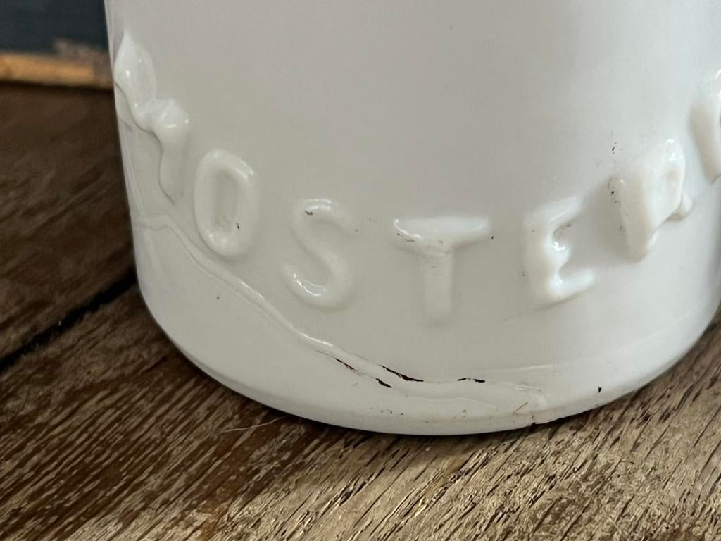ANTIEK MOSTERDPOTJE  LUYCKX, Ophalen of Verzenden, Gebruikt