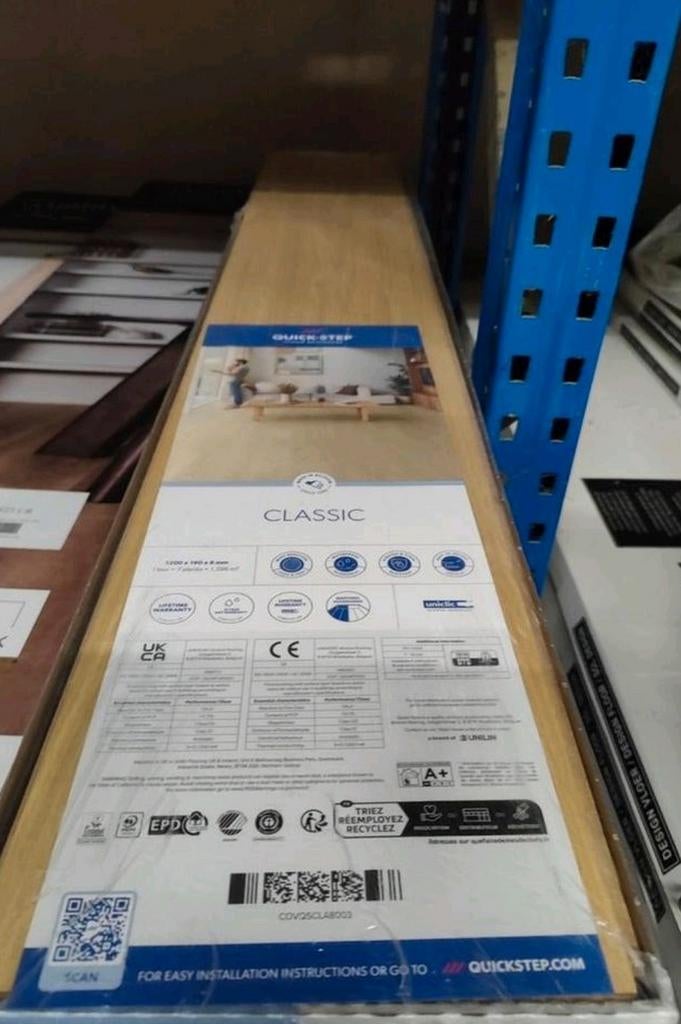 Quickstep laminaat biscuit brown oak 1.59m2, Ophalen, Laminaat