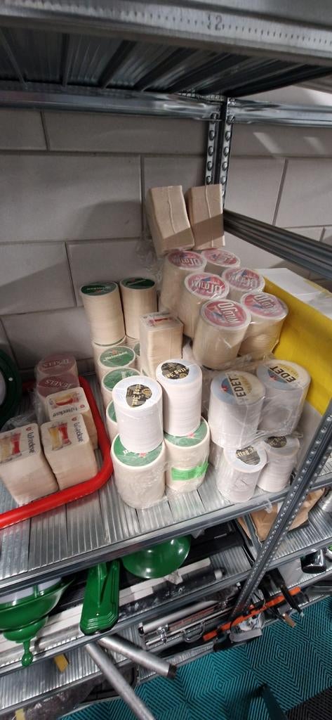 Partij bierviltjes, Ophalen of Verzenden, Viltje(s), Overige merken