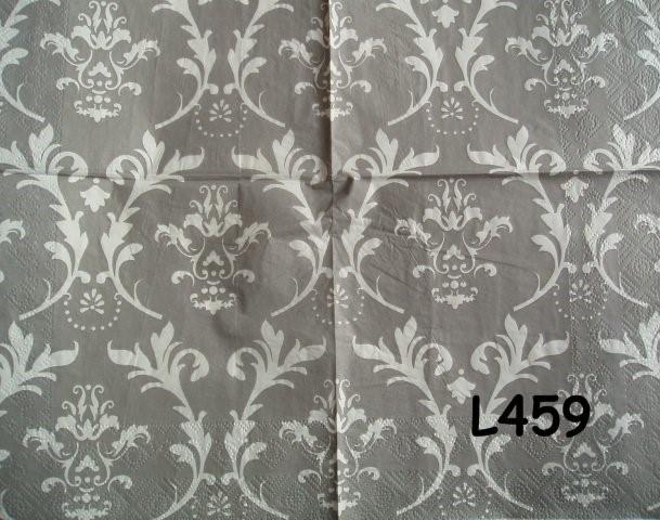 OPRUIMING servetten decoupage * barok zilver L459 – 7x, Verzenden, Nieuw