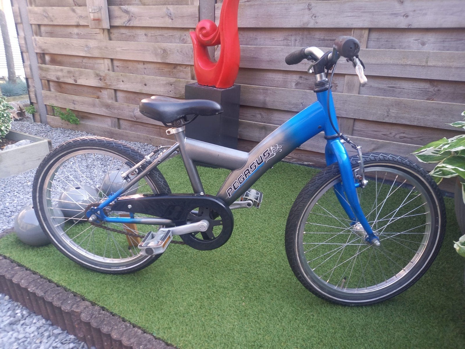 Pegasus kinderfiets, Fietsen en Brommers, Fietsen | Crossfietsen en BMX, Ophalen, 16 tot 20 inch, Staal, Velgrem