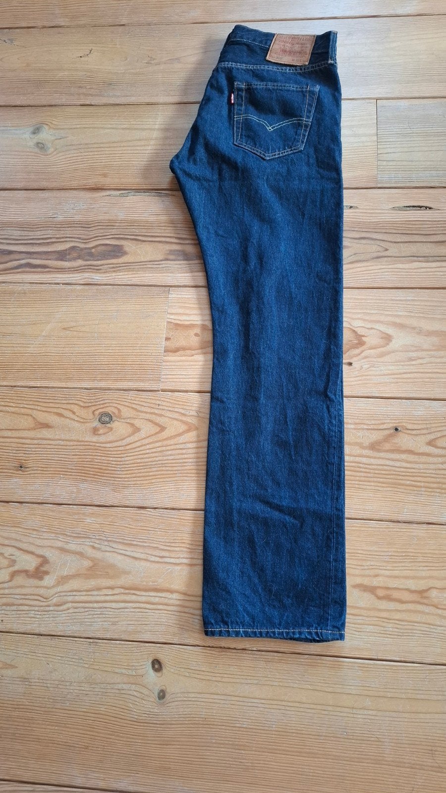 Nieuwe Levi's Premium 501 donkerblauwe spijkerbroek W33-L34, Levi's, Blauw, Nieuw, Ophalen of Verzenden