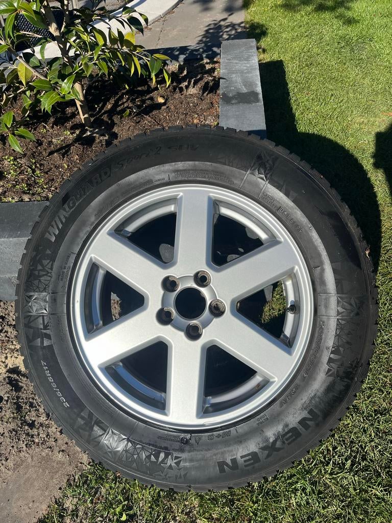 Lichtmetalen velgen met winterbanden Volvo XC90, Ophalen of Verzenden, Gebruikt