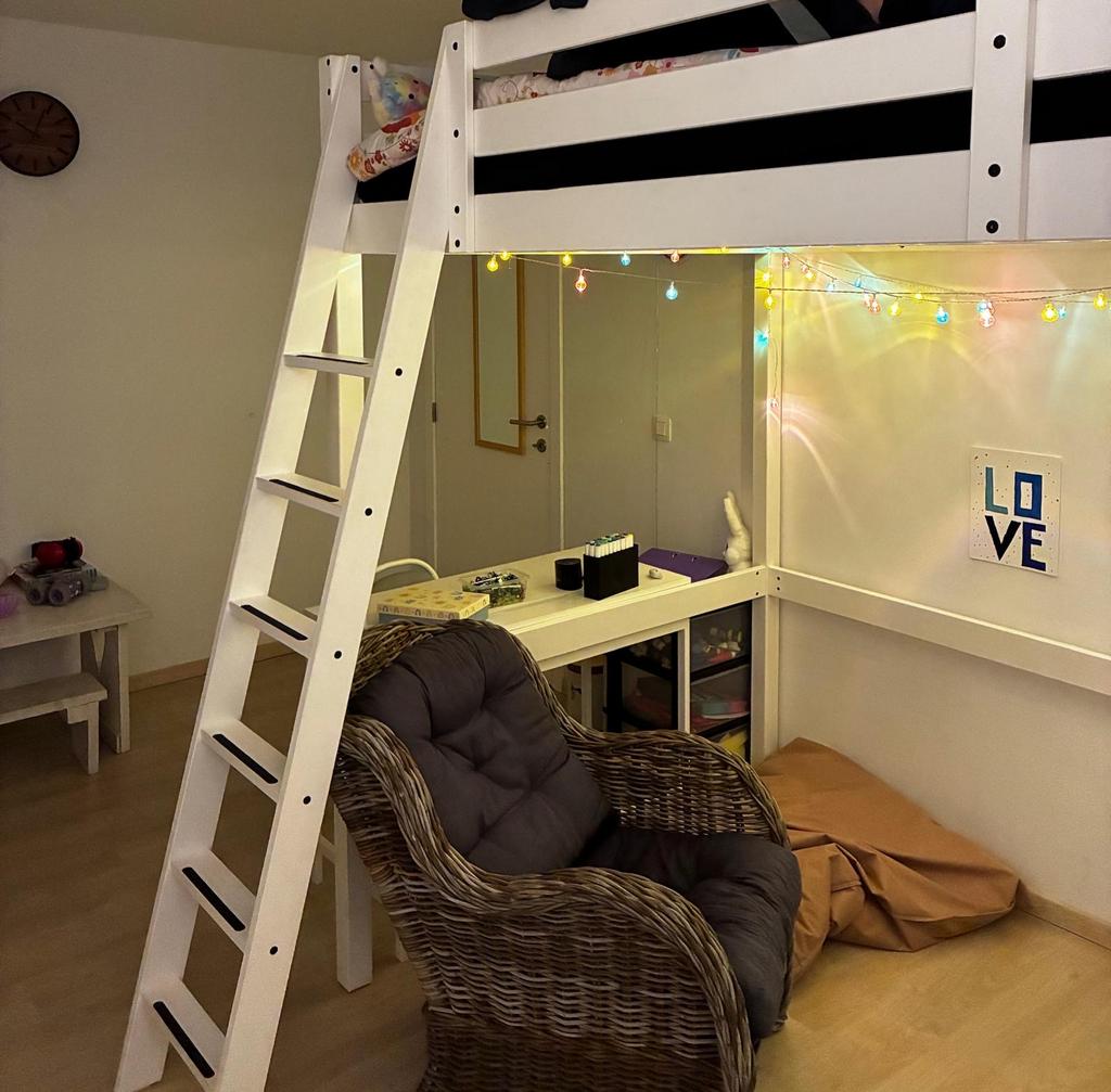 Rietenstoel, Huis en Inrichting, Stoelen, Ophalen, Gebruikt, Bruin, Eén