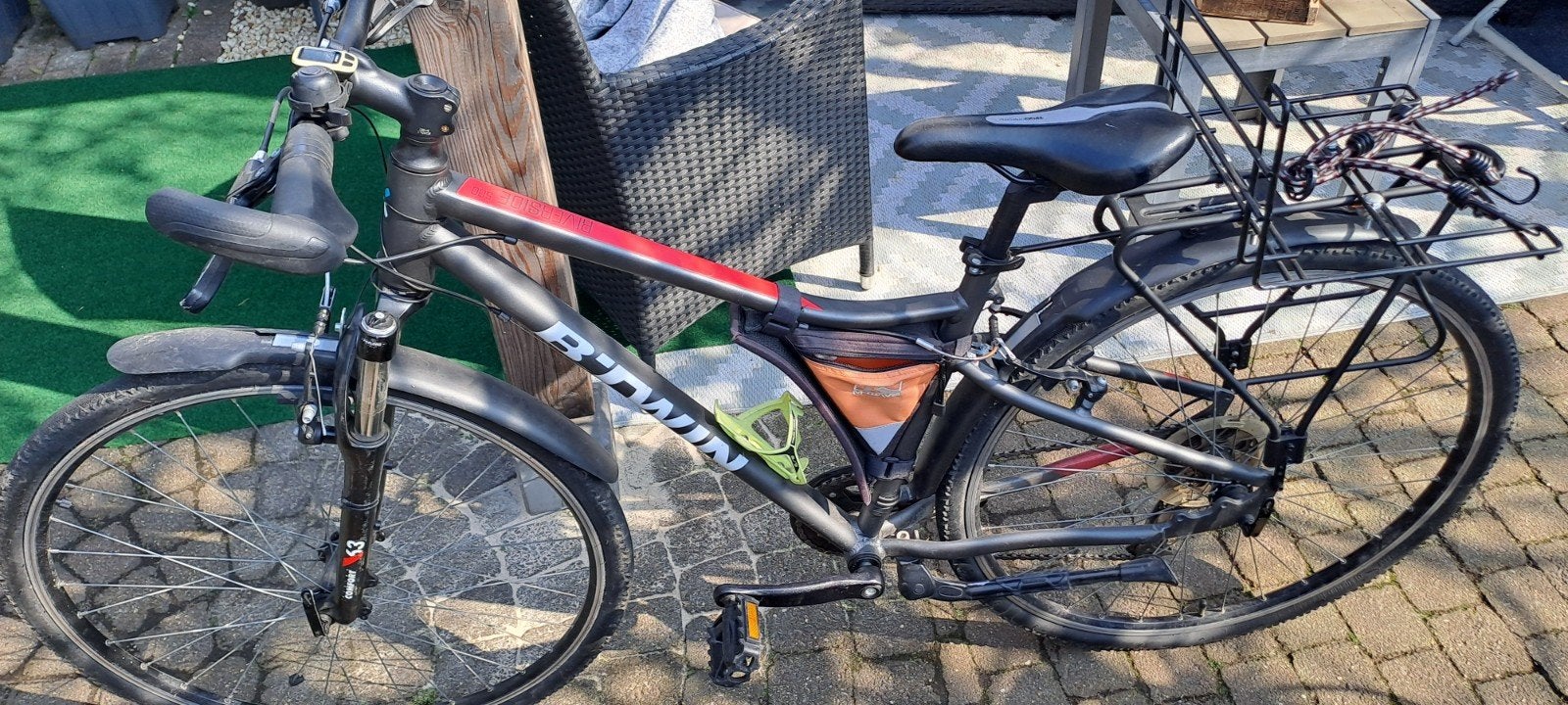 dames fiets, Fietsen en Brommers, Ophalen, Gebruikt, Minder dan 10 versnellingen, Overige merken