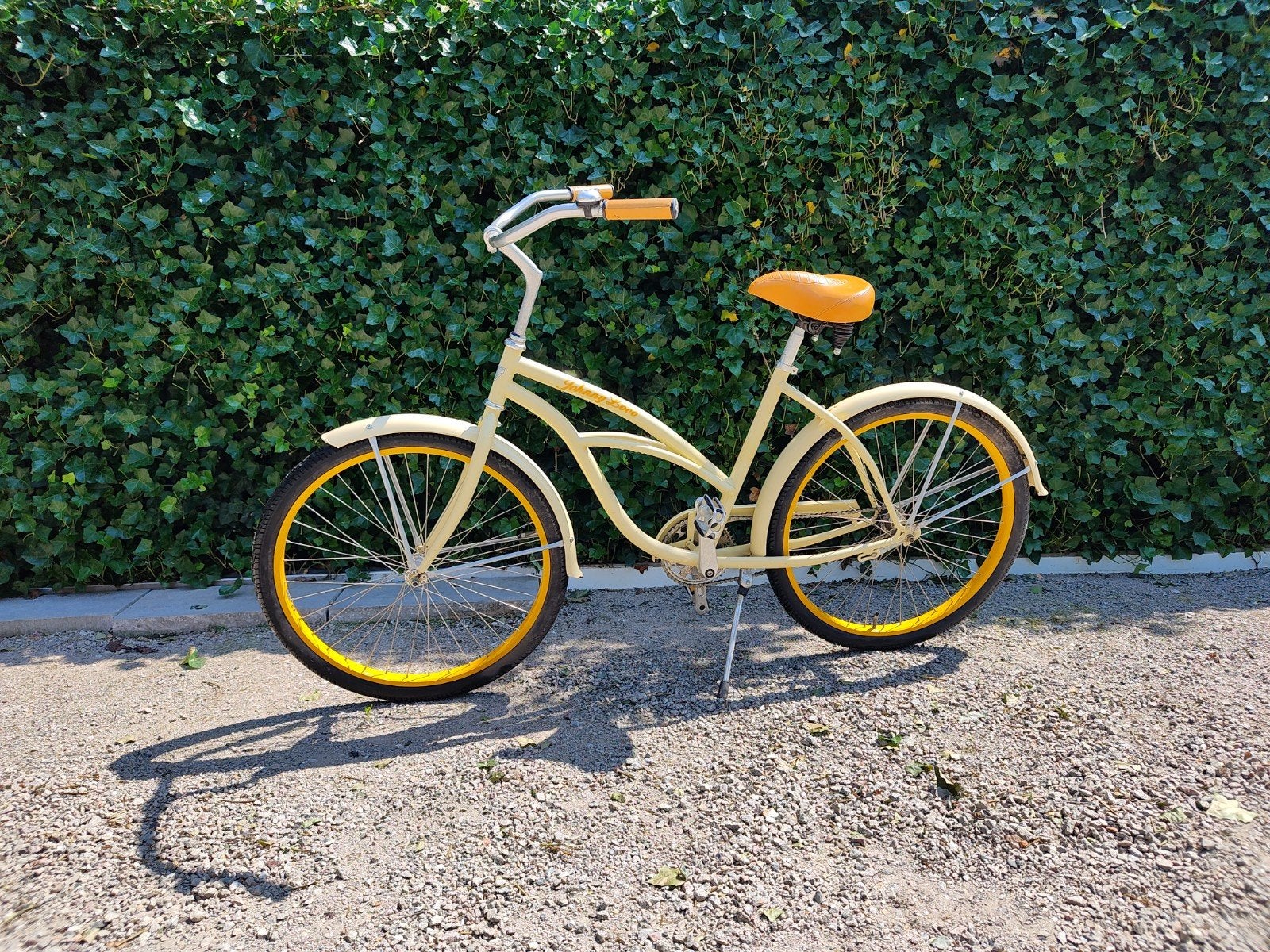 Johnny Loco Cruiser damesfiets (Beige), Ophalen, Terugtraprem, Gebruikt, Staal