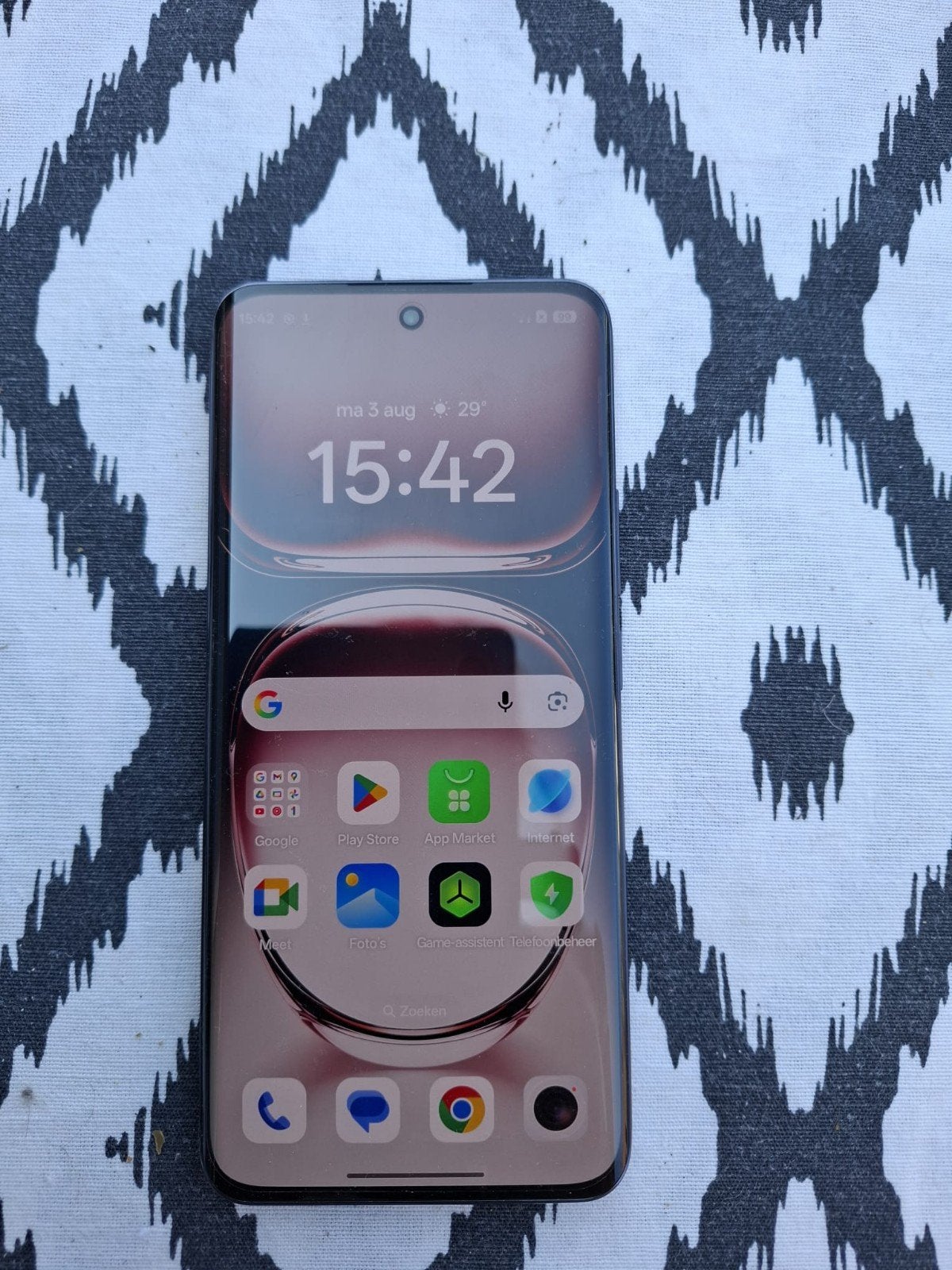 nieuwe Oppo Reno 12 5G, Ophalen, Overige modellen, Zwart, Zo goed als nieuw