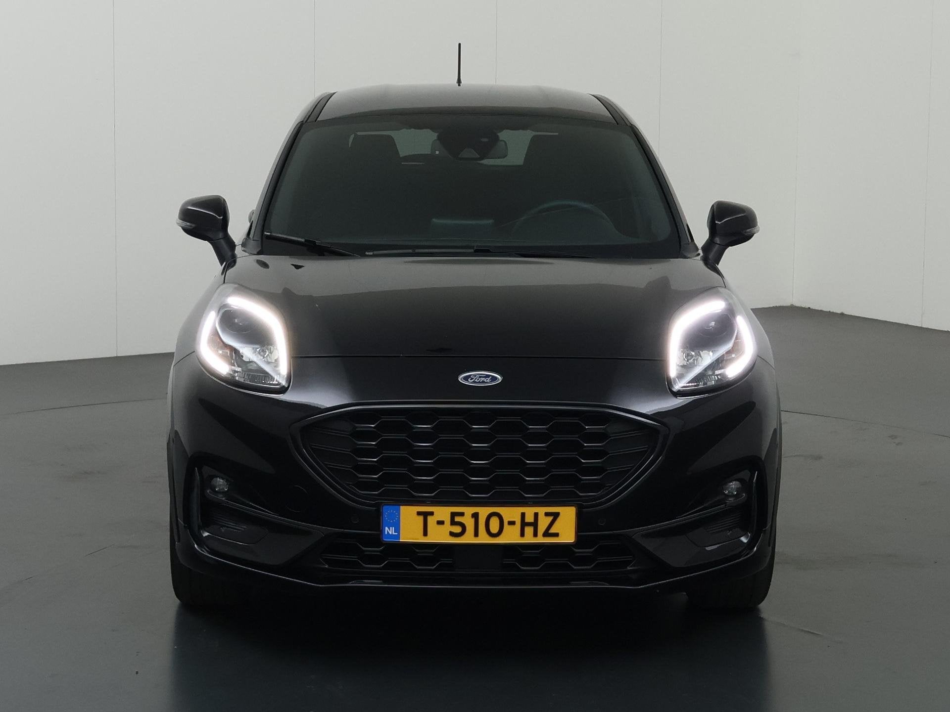 Ford Puma 1.0 EcoBoost Hybrid ST-Line | Adaptieve Cruise Con, Auto's, Ford, Voorwielaandrijving, Zwart, Origineel Nederlands, Bedrijf