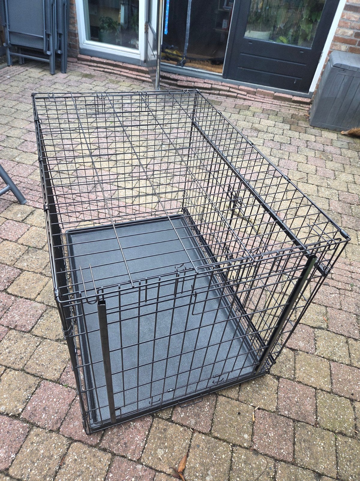 Adori Bench Met 2 Schuifdeuren Zwart  107x71x79, Ophalen, Zo goed als nieuw