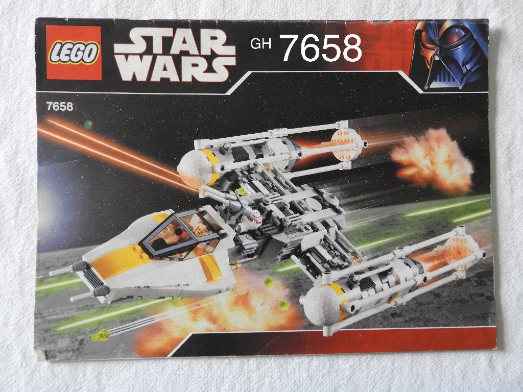 Lego 7658 Y-wing Fighter, Gebruikt, Star Wars, Lego, Ophalen of Verzenden