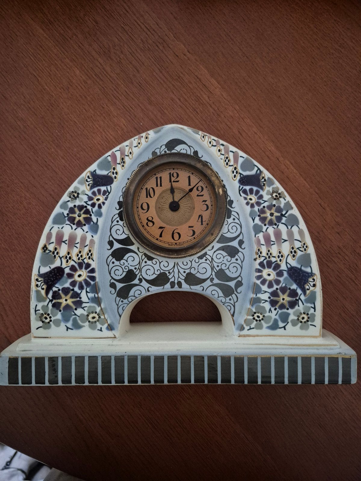 Antieke Gudrun Tafelklok - Art Nouveau Stijl, Antiek en Kunst, Ophalen