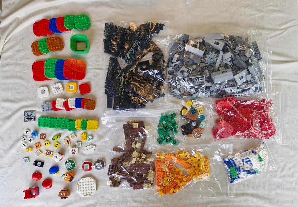 Grote partij lego super mario onderdelen, Ophalen, Gebruikt, Overige merken