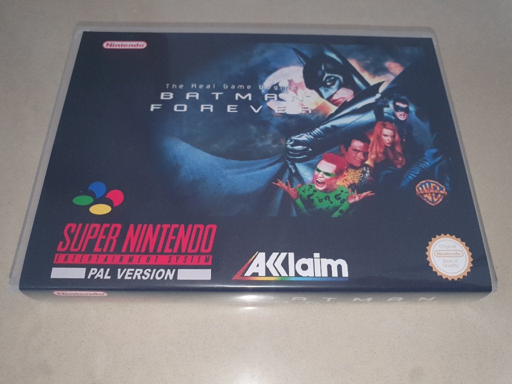 Batman Forever SNES Game Case, Avontuur en Actie, Verzenden, 1 speler, Zo goed als nieuw
