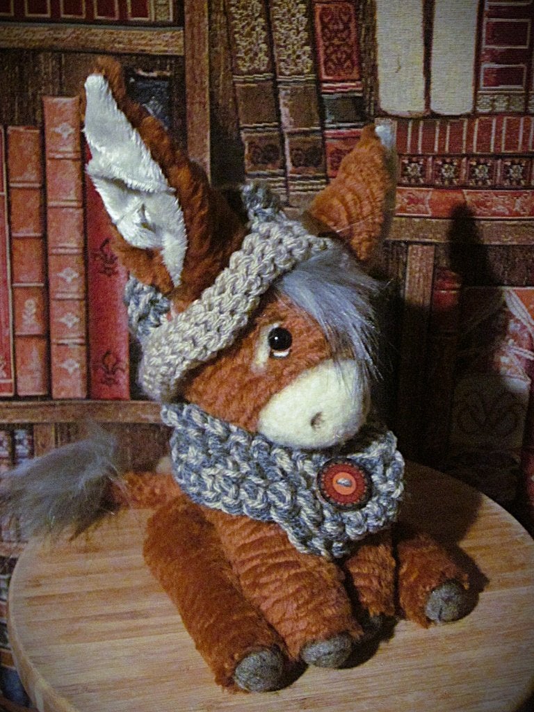 Kleine Ezel Gingerbread van Pluche - 18cm Artist Bear -, Verzenden, Nieuw, Stoffen beer, Overige merken