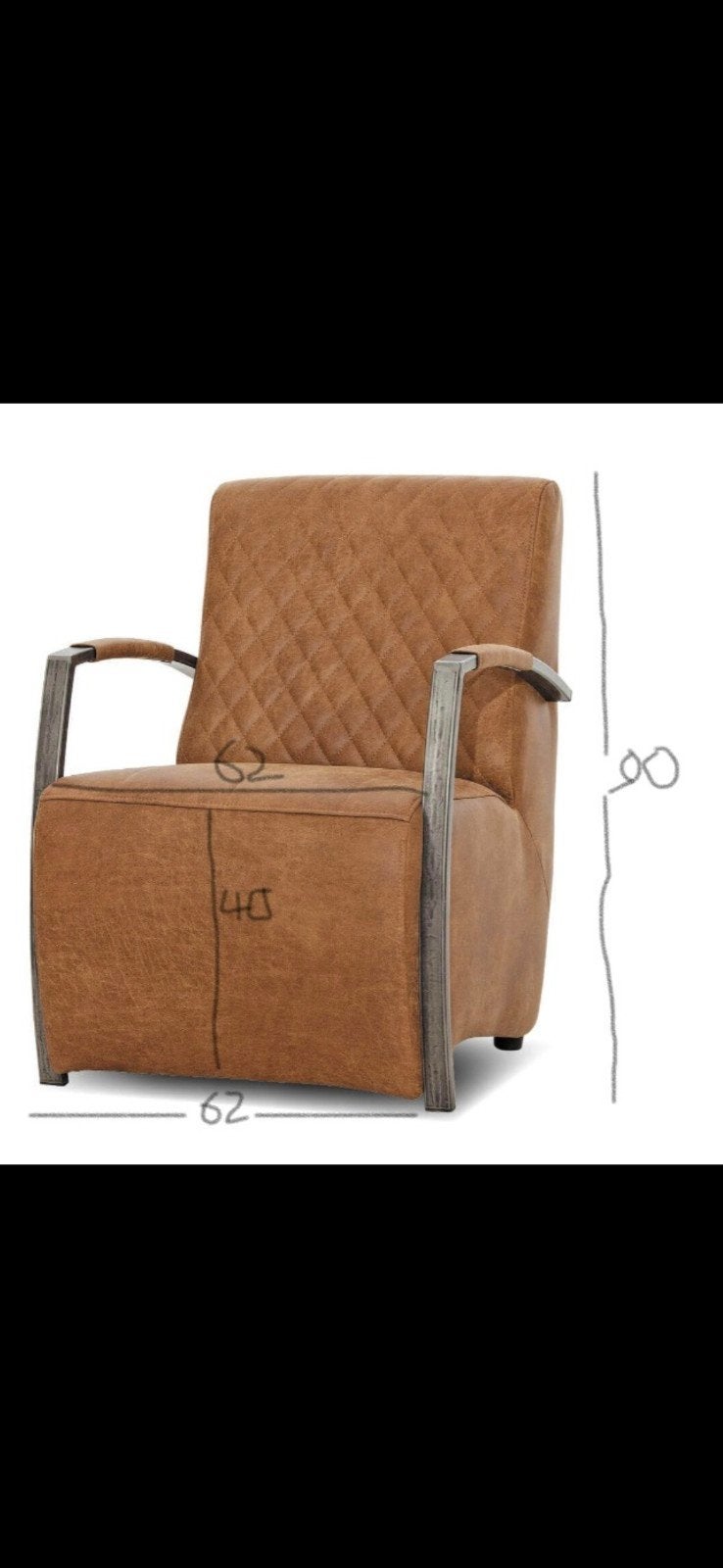 Fauteuil Champagne Kleur - Nieuw in Verpakking, Ophalen, Nieuw, Overige kleuren, Twee