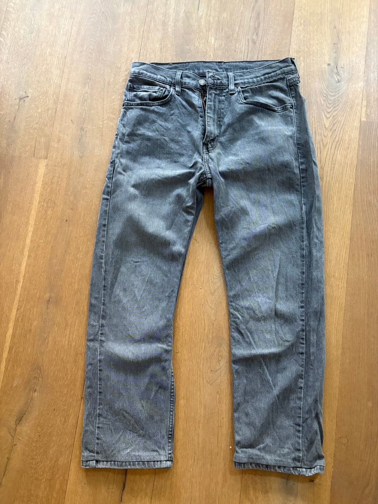 Spijkerbroek Levi’s heren 505 grijs, Ophalen, Gedragen, Grijs, Overige jeansmaten