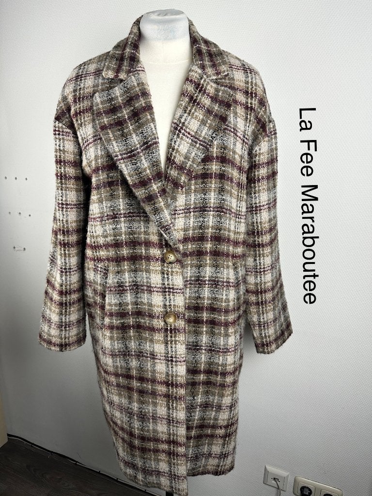 La Fee Maraboutee Manteljas  (mt: 44) C6/315, La Fee Maraboutee, Blauw, Ophalen of Verzenden, Zo goed als nieuw