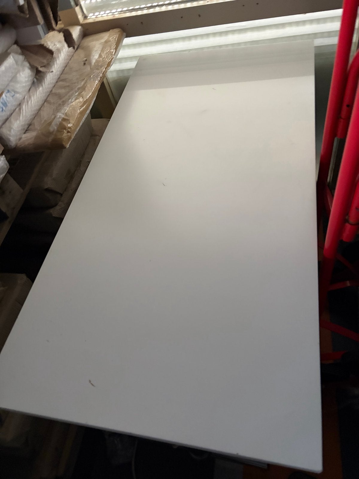 Complete set nageltafel met afzuiger, lampen en stoelen, Huis en Inrichting, Ophalen of Verzenden, Gebruikt, Wit, Overige typen