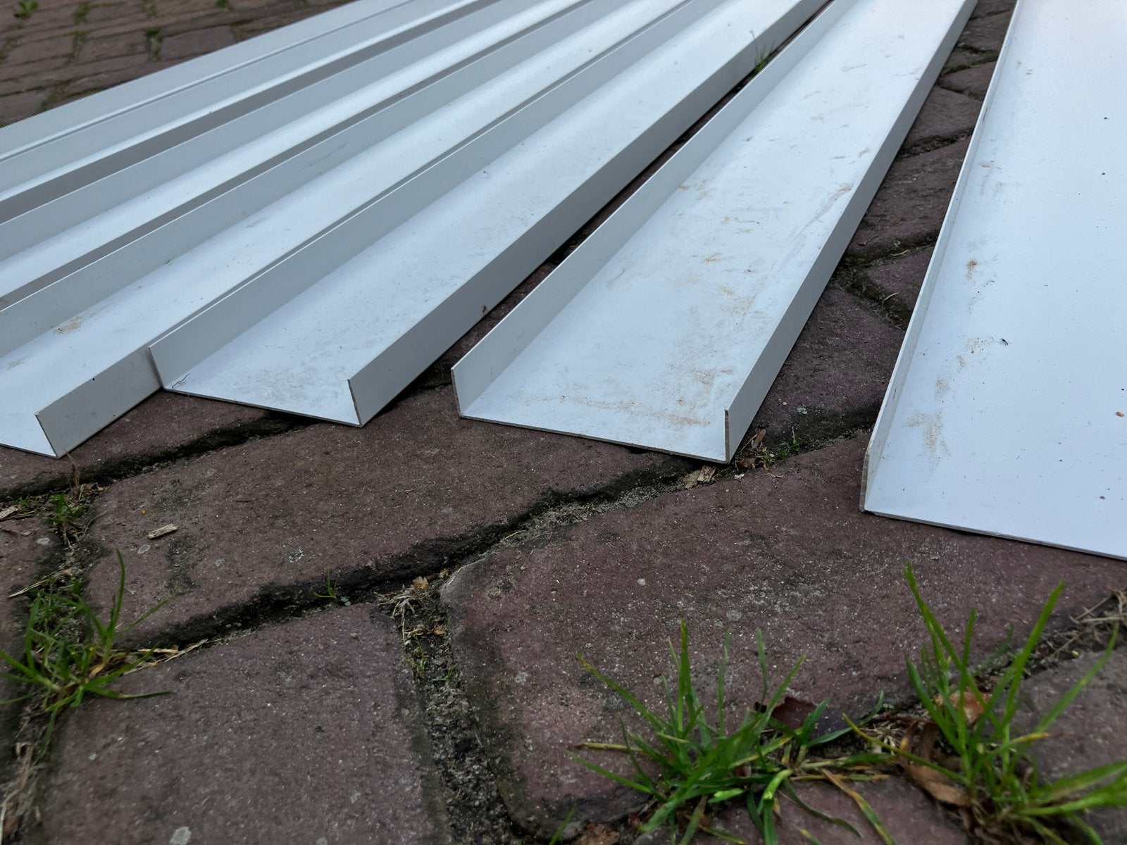 Kunstof U-profiel voor gipsblok muur, Ophalen, Nieuw