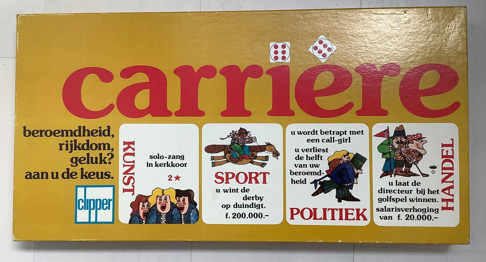 Nostalgie, dit Carrière spel., Hobby en Vrije tijd, Gezelschapsspellen | Bordspellen, Vijf spelers of meer, Ophalen, Gebruikt