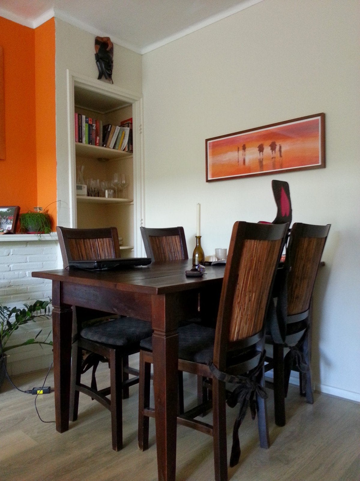 4 eettafelstoelen, Ophalen
