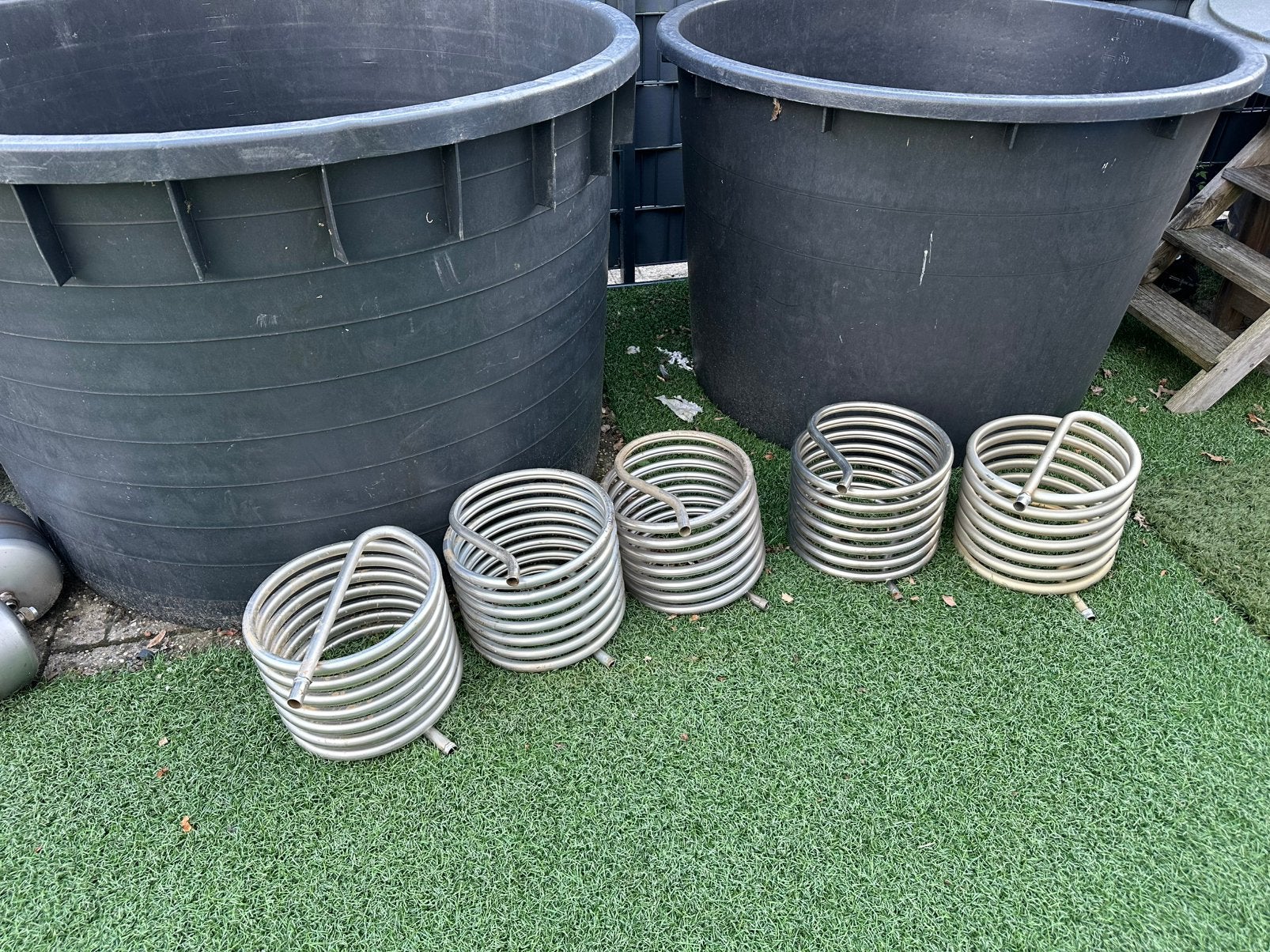 RVS 316 warmtewisselaar – 22 mm – 8 meter