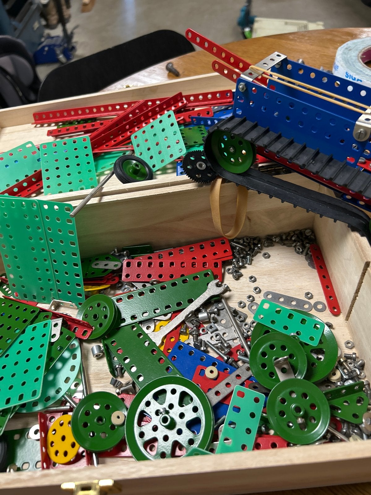 TECC Constructie-Box - meccano  Bouwspeelgoed, Ophalen of Verzenden, Gebruikt, Overige merken