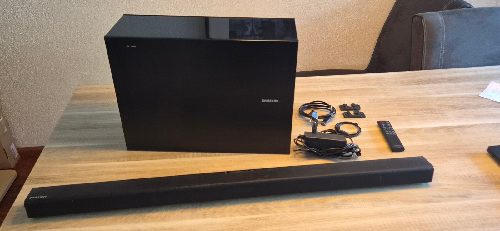 Samsung Soundbar met draadloze subwoofer |  werkt perfect!, Ophalen of Verzenden, Bluetooth, Zo goed als nieuw
