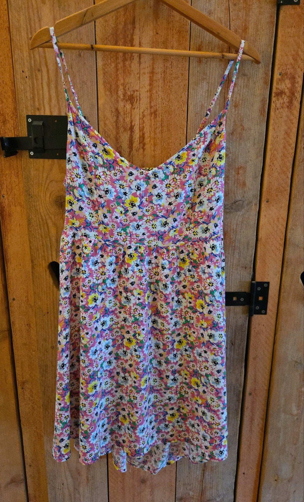 H&M gebloemd zomer jurkje maat XL, H&M, Maat 42/44 (L), Zo goed als nieuw, Boven de knie