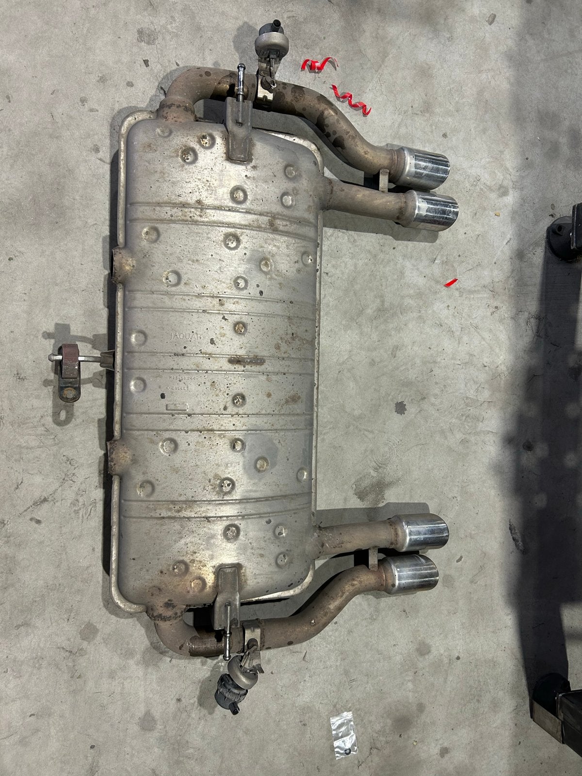 Jaguar XKR X150 Uitlaatdemper met kleppenOrigineel, Gebruikt, Ophalen, Gebruikt, Jaguar