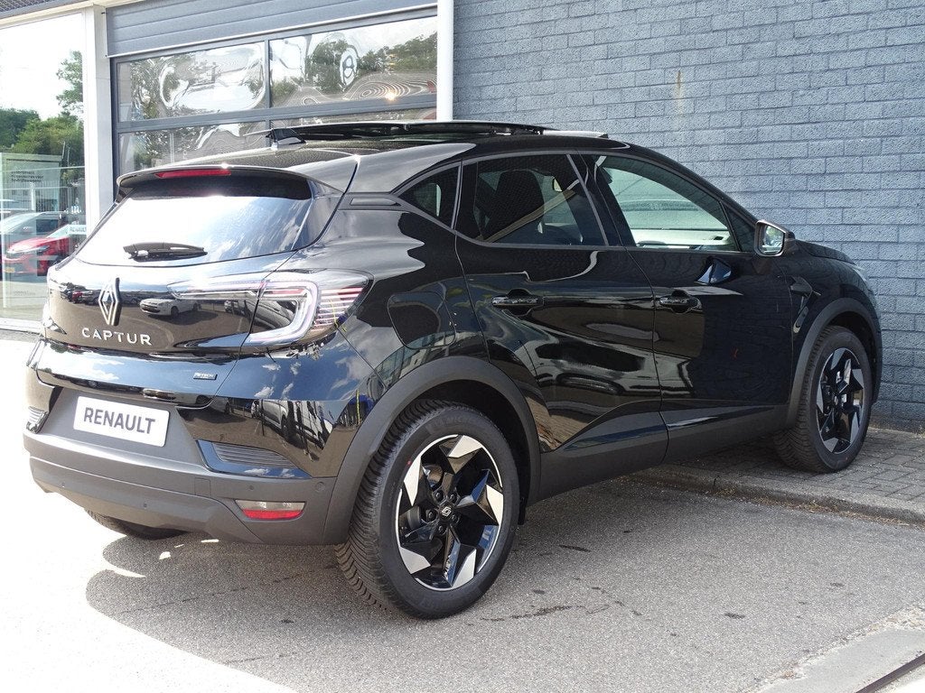 Renault Captur 1.8 E-Tech full hybrid 160 techno NU 5 JAAR G, Auto's, Renault, 1789 cc, 4 cilinders, Met garantie (alle), Leder en Stof