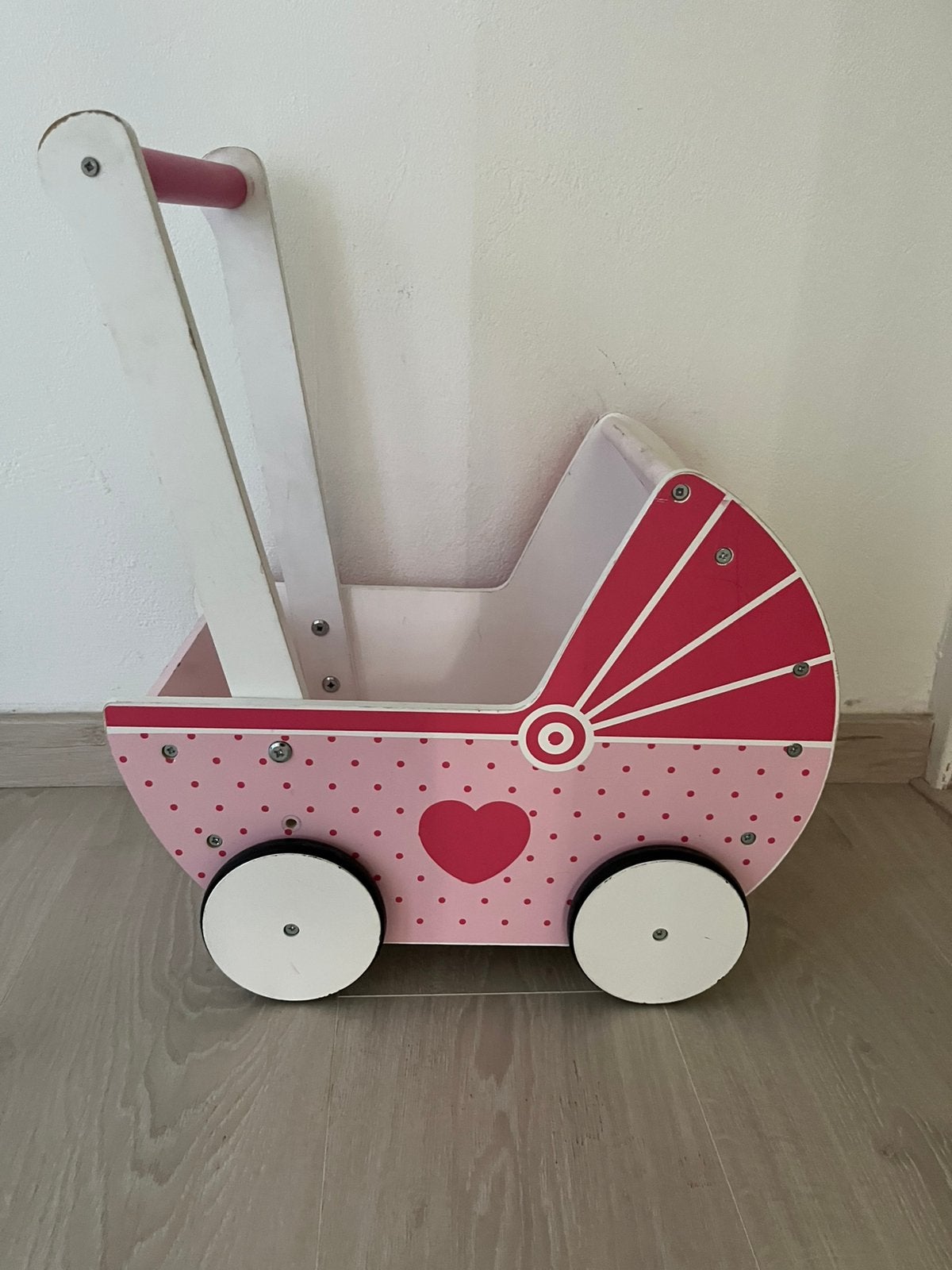 Speelwagn/ poppenwagen/ duw wagen, Ophalen, Gebruikt, Duw- of Trekspeelgoed