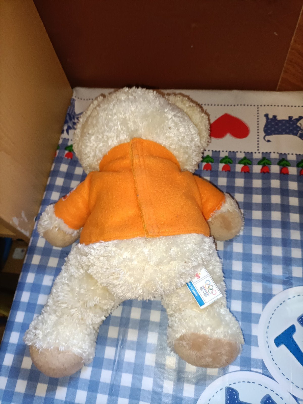 Robijntje knuffel Olympische spelen NOC NSF, Ophalen of Verzenden, Zo goed als nieuw, Overige typen