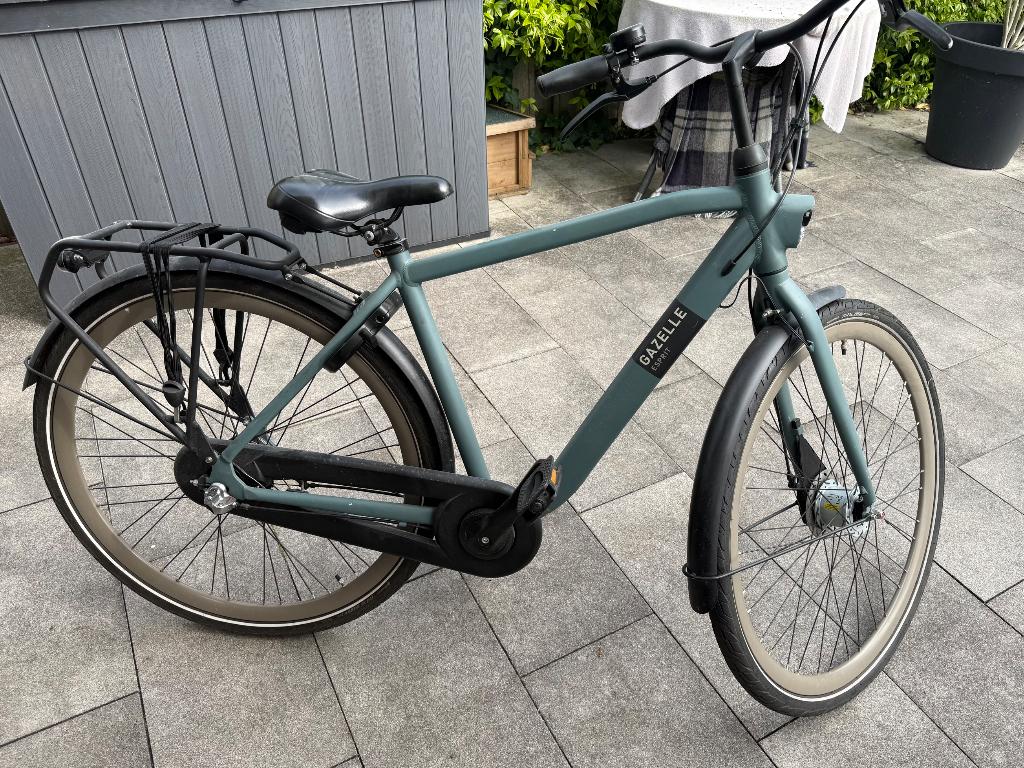 Herenfiets, Fietsen en Brommers, Fietsen | Heren | Herenfietsen, Ophalen, Gebruikt, Velgrem, Versnellingen