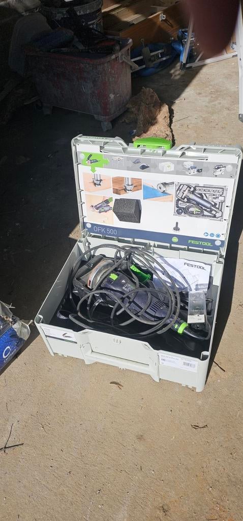 Festool Kantenfrees QFK 500 in Systainer, Gebruikt, Kantenfrees, Info@festool.com, Ophalen of Verzenden