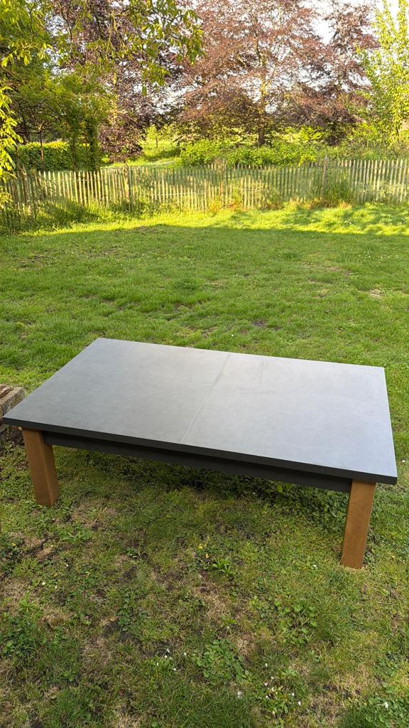 Gratis tafel, Huis en Inrichting, Tafels | Salontafels, Ophalen, Gebruikt, 50 tot 100 cm, 150 tot 200 cm