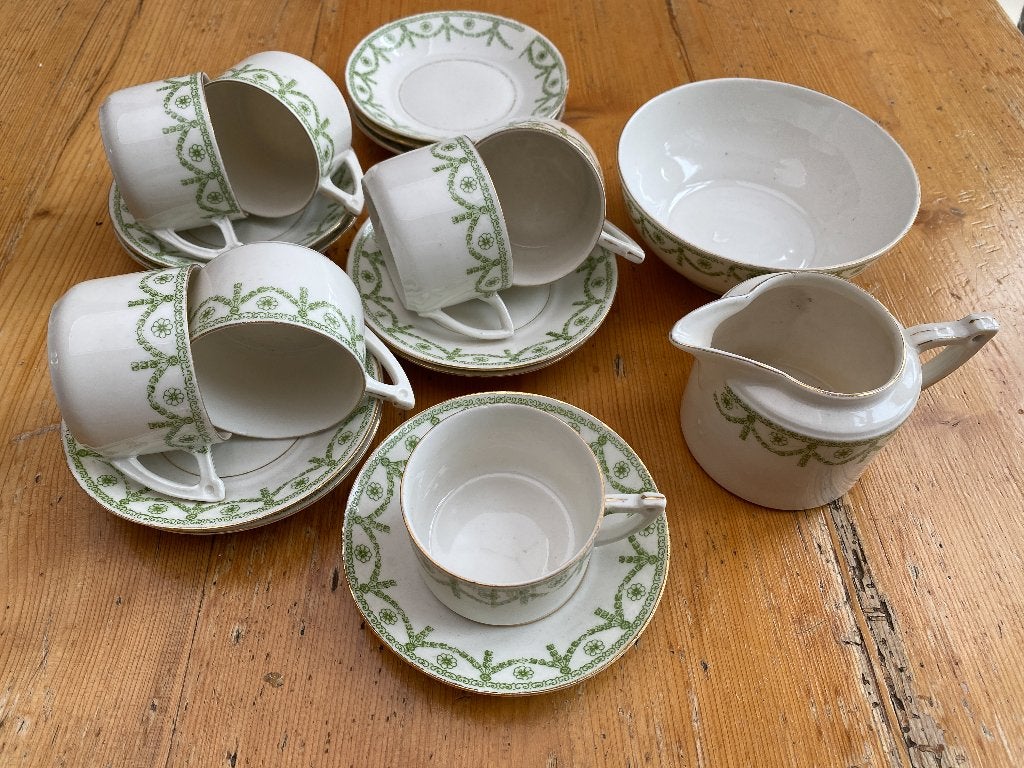 vintage koffieservies koffiekopjes, Antiek en Kunst, Ophalen
