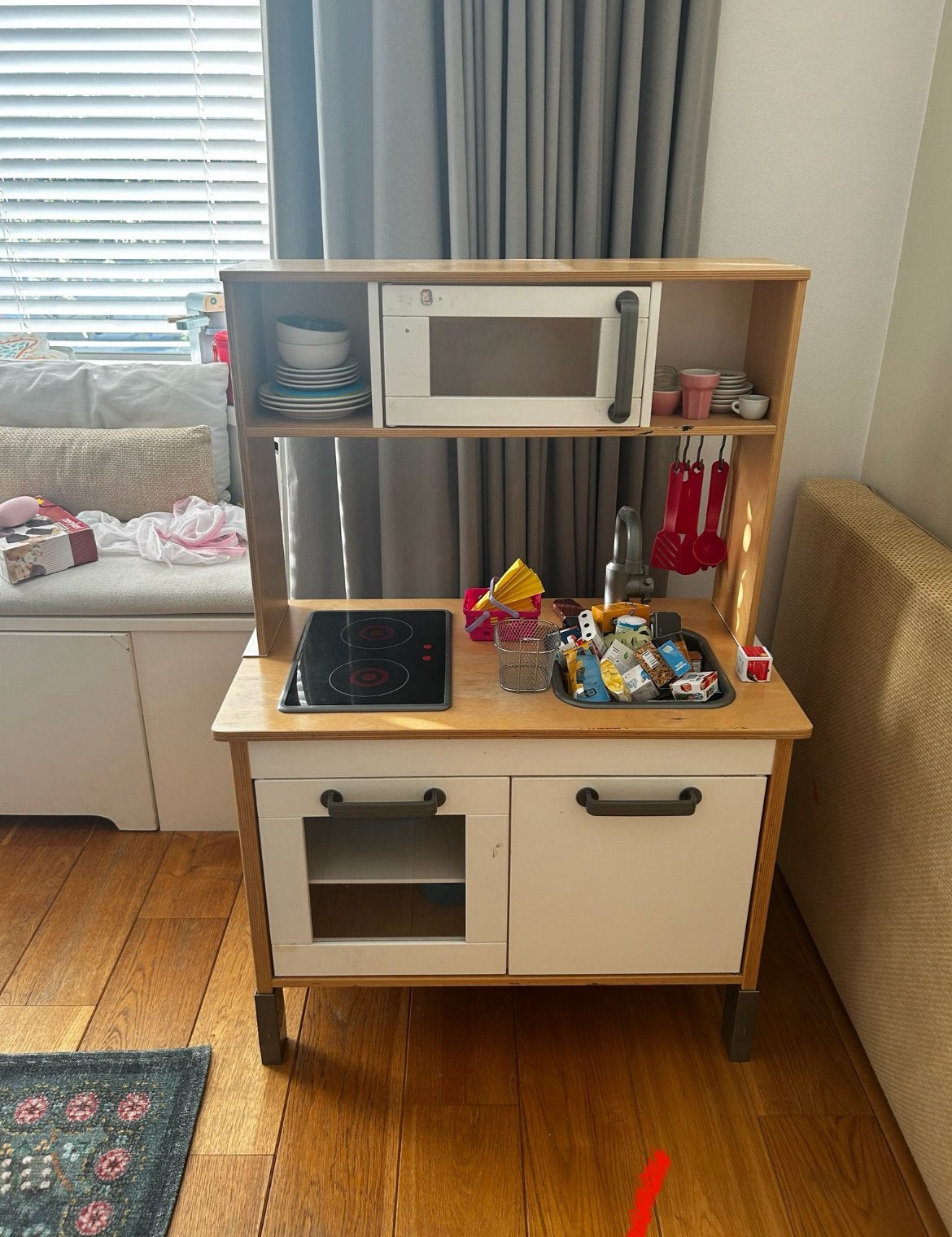 Speelgoed keukentje (Ikea) met attributen, Ophalen, Gebruikt