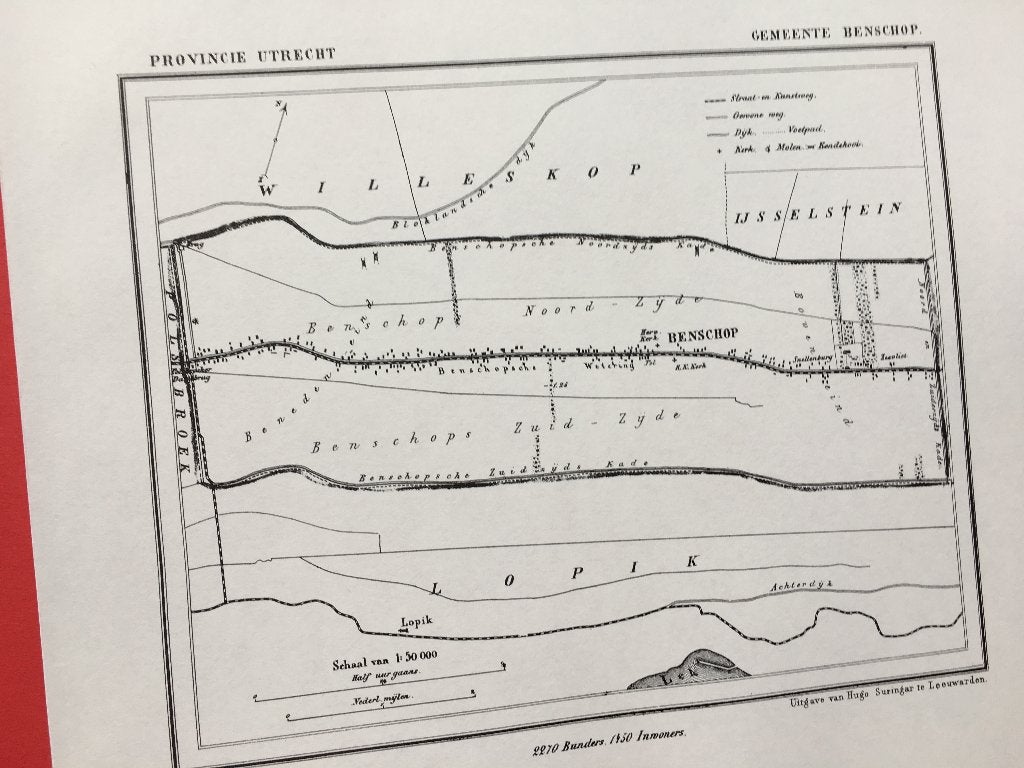 Gemeente kaarten van Utrecht. Abcoude t/m Zuilen. (1868), Boeken, 2000 tot heden, Ophalen of Verzenden, Nederland, Landkaart