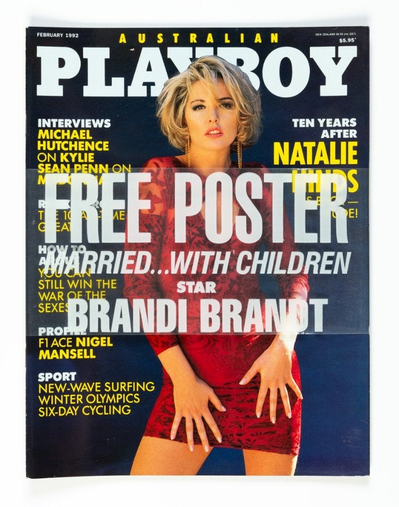 Playboy Magazine Australië, feb 1992 (nr.2) – Brandi Brandt, Ophalen of Verzenden, 1980 tot heden, Buitenland, Tijdschrift