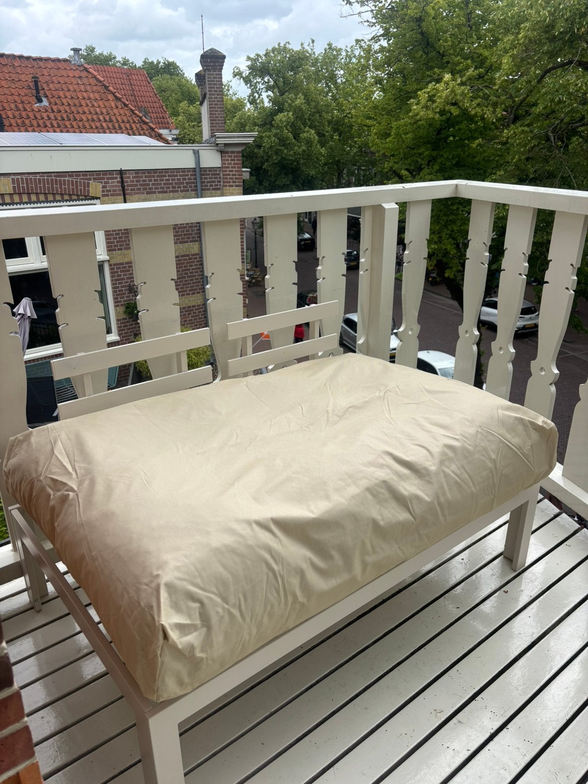 Beige/zandkleurig palletkussen of hondenkussen 80 x 120 cm, Ophalen, Nieuw