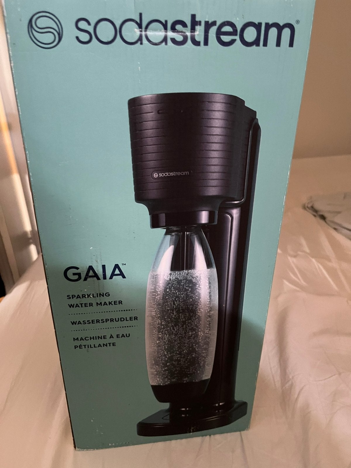 Sodastream Gaia (zonder cilinder en/of flessen), Witgoed en Apparatuur, Bruiswatermachines, Ophalen of Verzenden, Nieuw