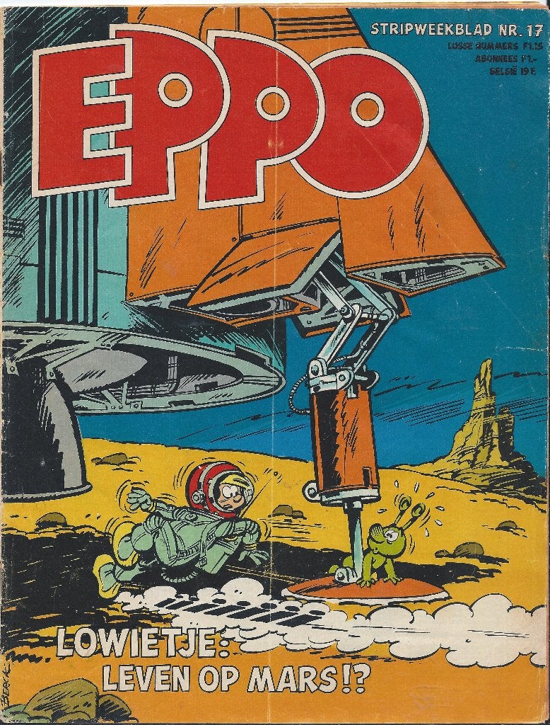 Eppo Lowietje  Leven op Mars  ?  nr 17.  1978, Boeken, Stripboeken, Eén stripboek, Ophalen of Verzenden, Gelezen